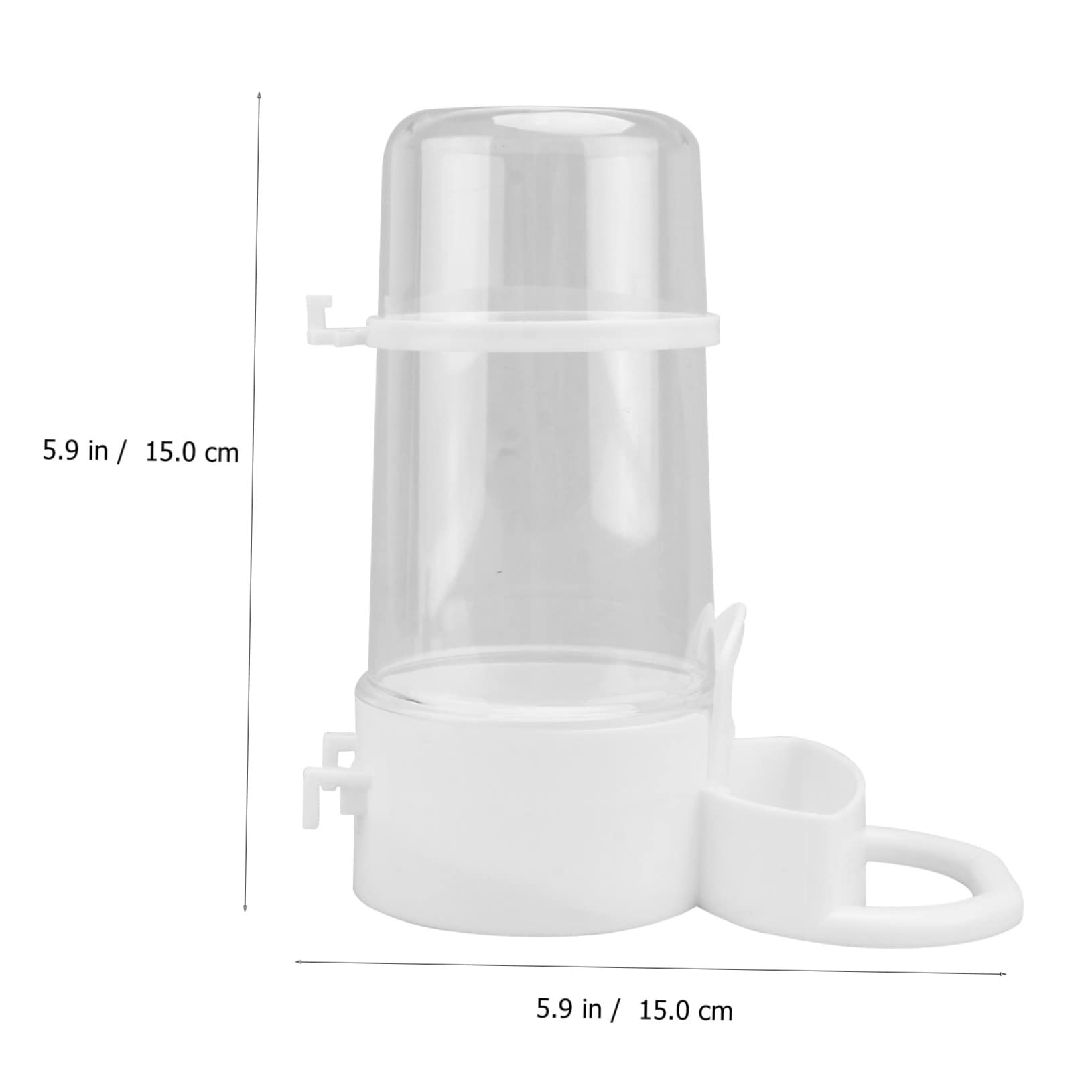 HANABASS 8pièces Distributeur Automatique Eau pour Oiseaux Abreuvoirs Étanches pour Volaille Gamelles Pratiques pour Poules Et Oiseaux Domestiques Faciles à Installer Nettoyer