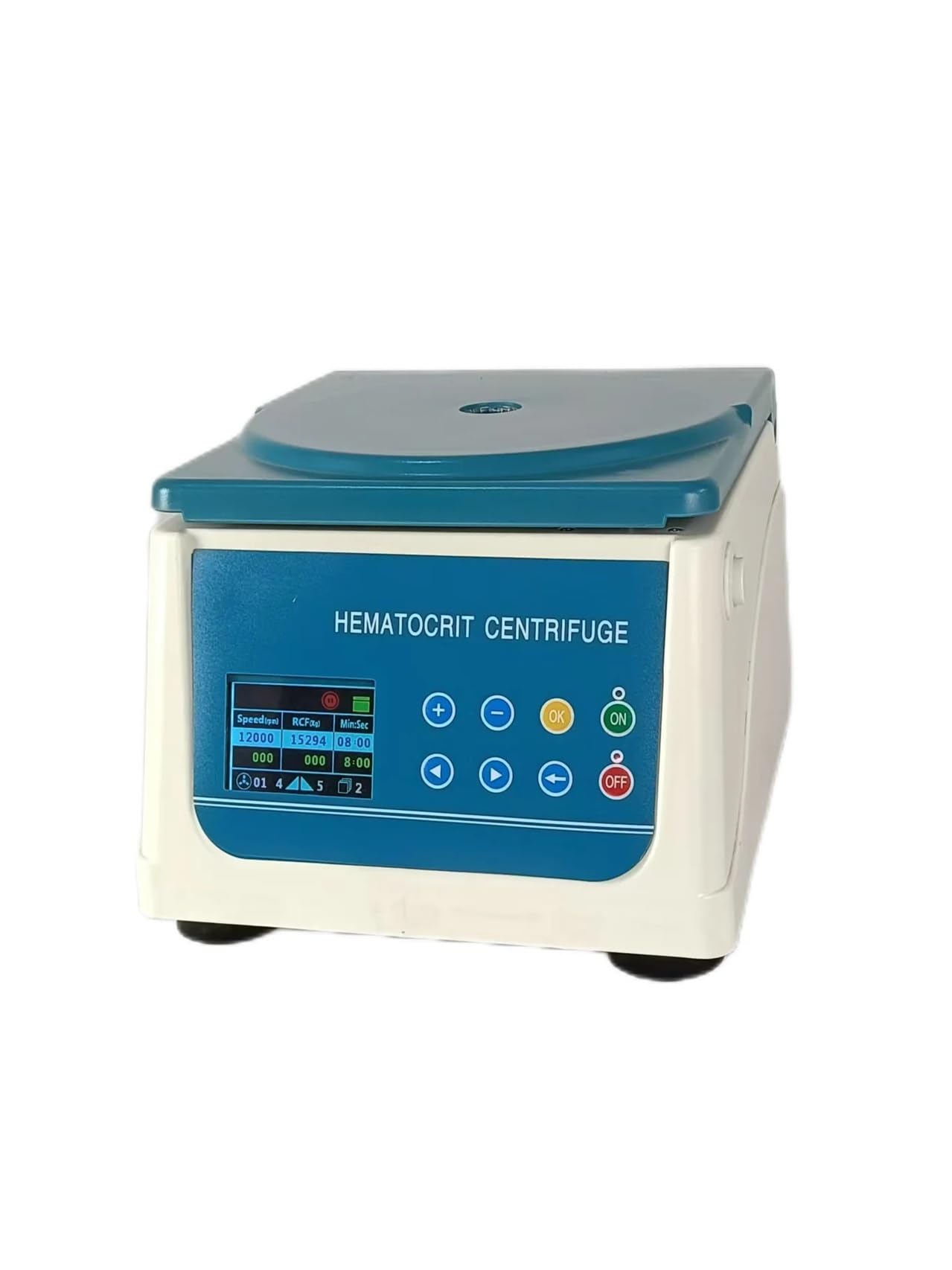 Centrifugadora de sobremesa de laboratorio HC-12C, máquina centrífuga eléctrica RCF 17200xg de 13000RPM con control por microcomputadora Control de velocidad