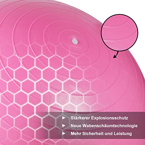 Glymnis Gymnastikball Sitzball 55cm, 65cm, 75cm – Robuster Fitnessball