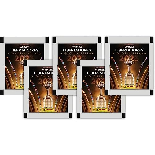 Blister cartela c/ 6 envelopes de figurinhas da libertadores da A...