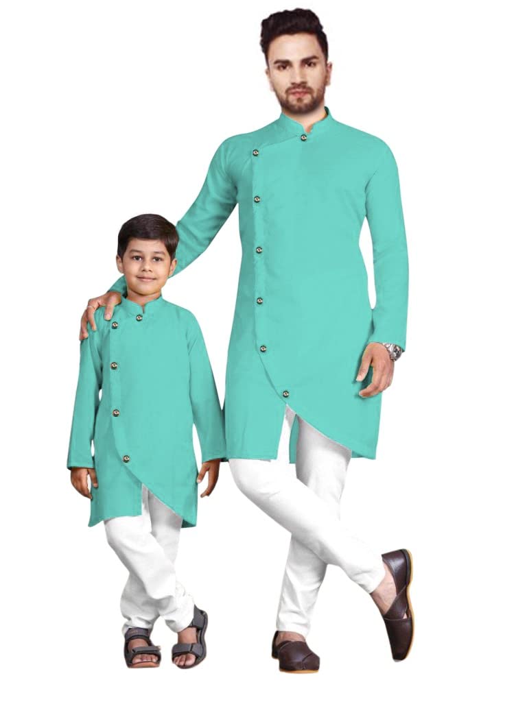 os jeans Men's Cotton Blend Kurta Pyjama Set-picture-24