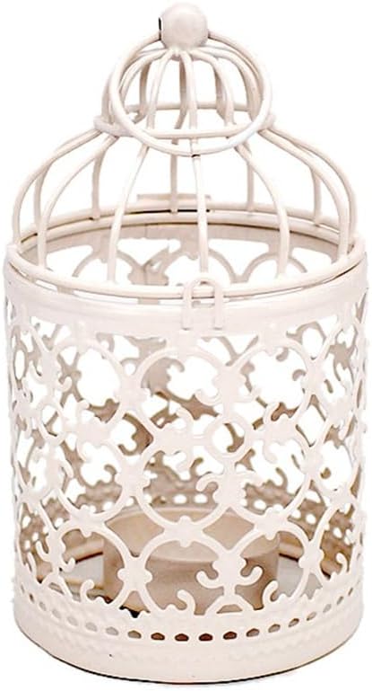 Hollow Out Pattern Home Furnishings European Iron Can Put Candles Candlestick