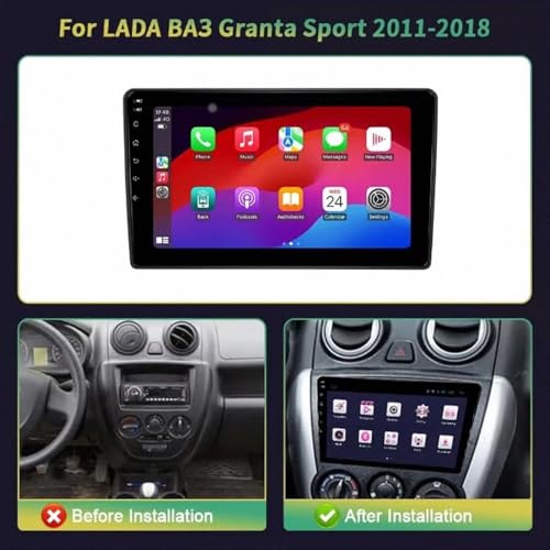 Radio Coche 2 DIN para Honda Elysion 2004-2015 Bluetooth con Mirror Link USB Android Auto 2