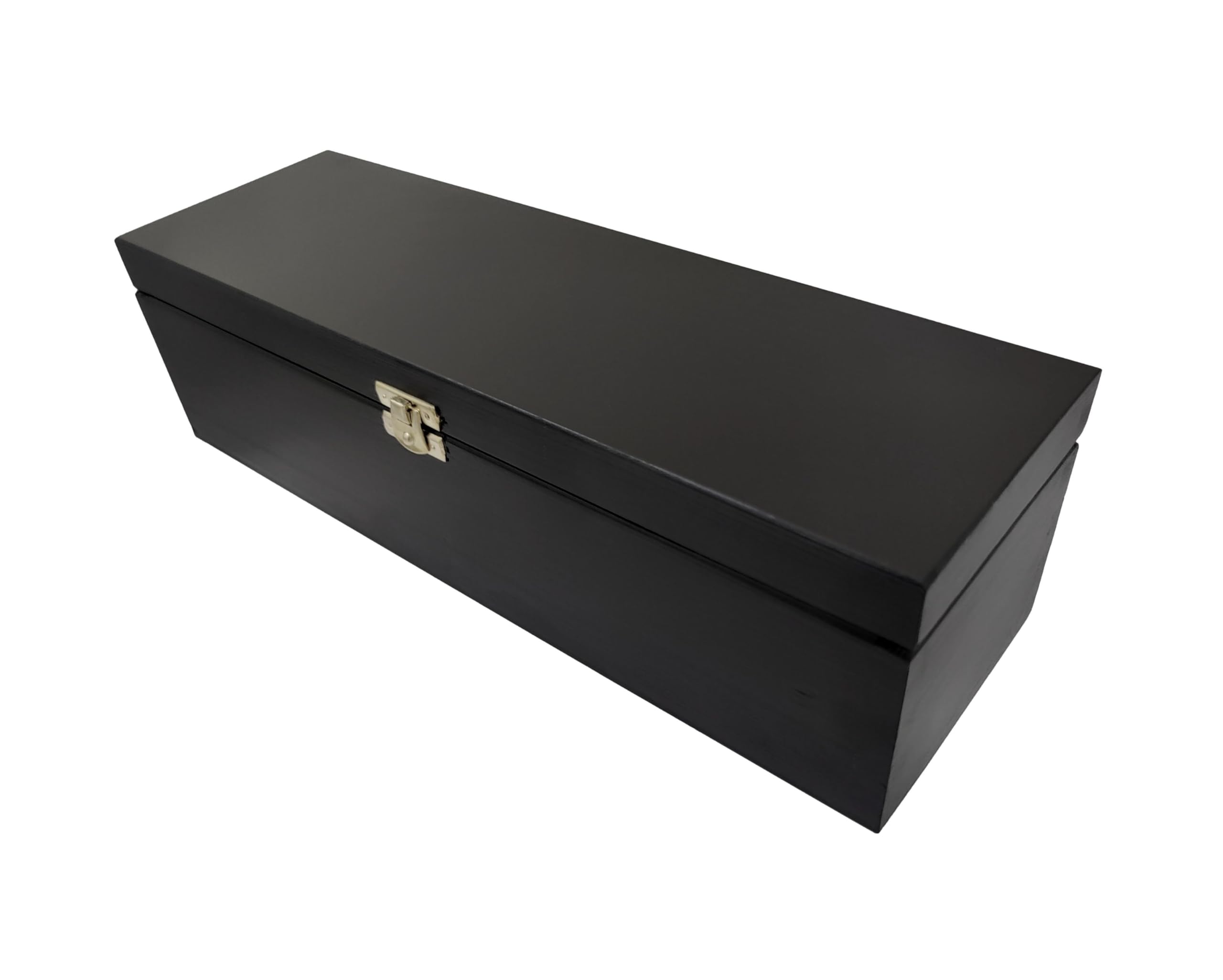 Wooden World – Wine storage box wine accessories, wooden casket gift – Black