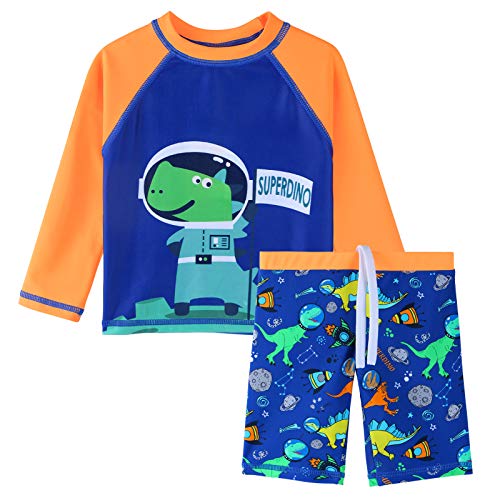 Image of XFGIRLS Baby Boys Swimsuit Toddler Sunsuit UPF 50+ Sun Protection One Piece Beach