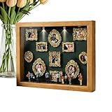 Pièce décorative versatile : Conçue pour embellir les maisons, appartements et fermes grâce au DIY, cette boîte silhouette musée s'insère parfaitement dans des scénarios tels que les fêtes, les mariages et les anniversaires, garantissant un charme constant et une touche personnelle.