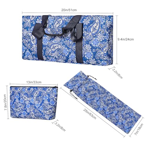 GUSTARIA Thickened Blue Printed American Mahjong Set - Premium Tiles Bag & Racks Included for Enthusiasts
| GUSTARIA Empty Mahjong Bag - Perfect for Storing and Transporting Your American Mahjong Set
| GUSTARIA American Mahjong Set - Includes Drawst