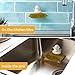PELEG DESIGN Yogi Sponge Holder, Cute Plastic Sponge Holder for Kitchen Sink with Suction Cup,Dish Sponge Caddy Holder,Dries All Types of Sponges - Sponge Included