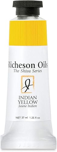 Jack Richeson Colores al óleo para artistas, amarillo indio de 1.3 fl oz