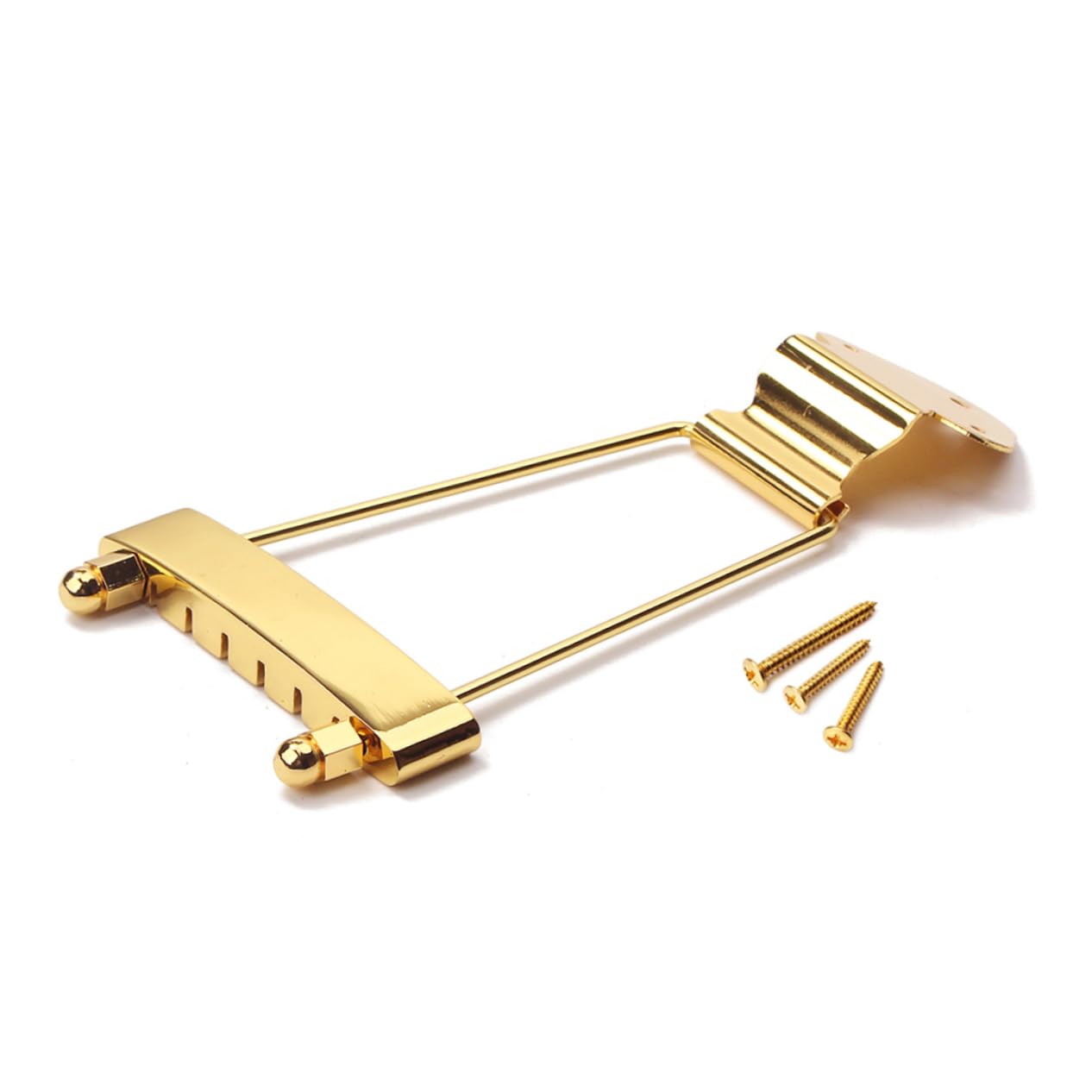 Milisten 6 String Guitar Tailpiece Files Tuning Acoustic Jazz Gold Tailpiece Guitars Golden