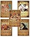 Poster One Piece Wanted,Anime poster One Piece Wanted Poster,Vintage Carta Kraft Poster, Poster Print Poster Frameless Gift Decorazione Moderna 51x35cm - Tube transportation