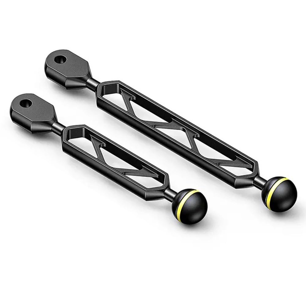 Poste de luz subacuático para fotografía, soporte para linterna de buceo con cabeza de bola, soporte de cámara de aleación de aluminio para esnórquel, 6/8 pulgadas