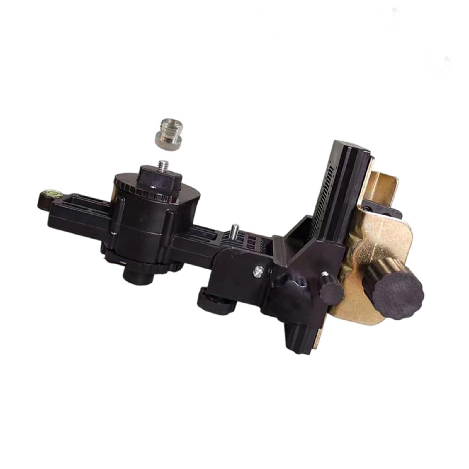 Cazstyk Iron Clamp Standard Lasering Levels Bracket With 6Mm 15Mm Adapters And Metal Clip For Stable Supporting On Poles Up To 50Mm Accuracy Tiny Leveling Tool