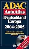  ADAC AutoAtlas Deutschland Europa 2004 /2005: Mit Hotelanzeigen und Reiseinfos, Innenstadtplänen und umfangreichem Ortsregister