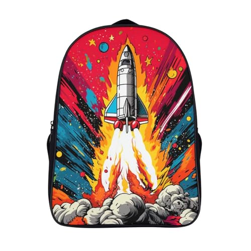 Sac à dos d'école Rocket : sacs à dos de voyage et livres enfants 3D
