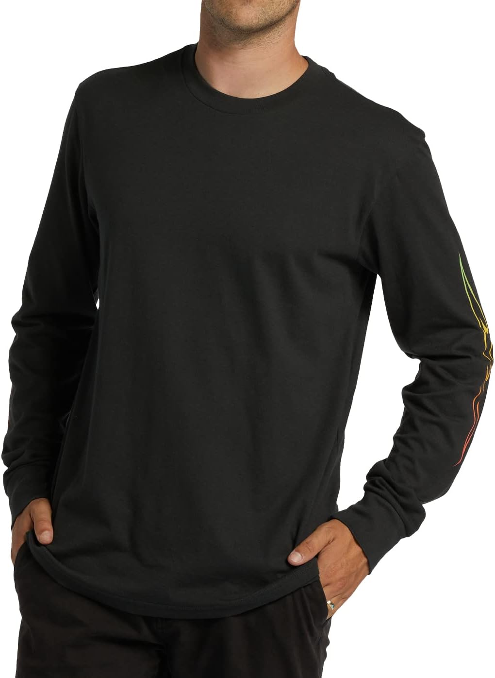 Billabong Dbah Wave LS T-Shirt - Washed Black