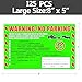 125 Pcs Parking Violation Stickers You are Illegally Parked Multi Reasons Hard to Remove Tow Warning Private Parking Warning Sticker for Car Windows (125 Pcs)