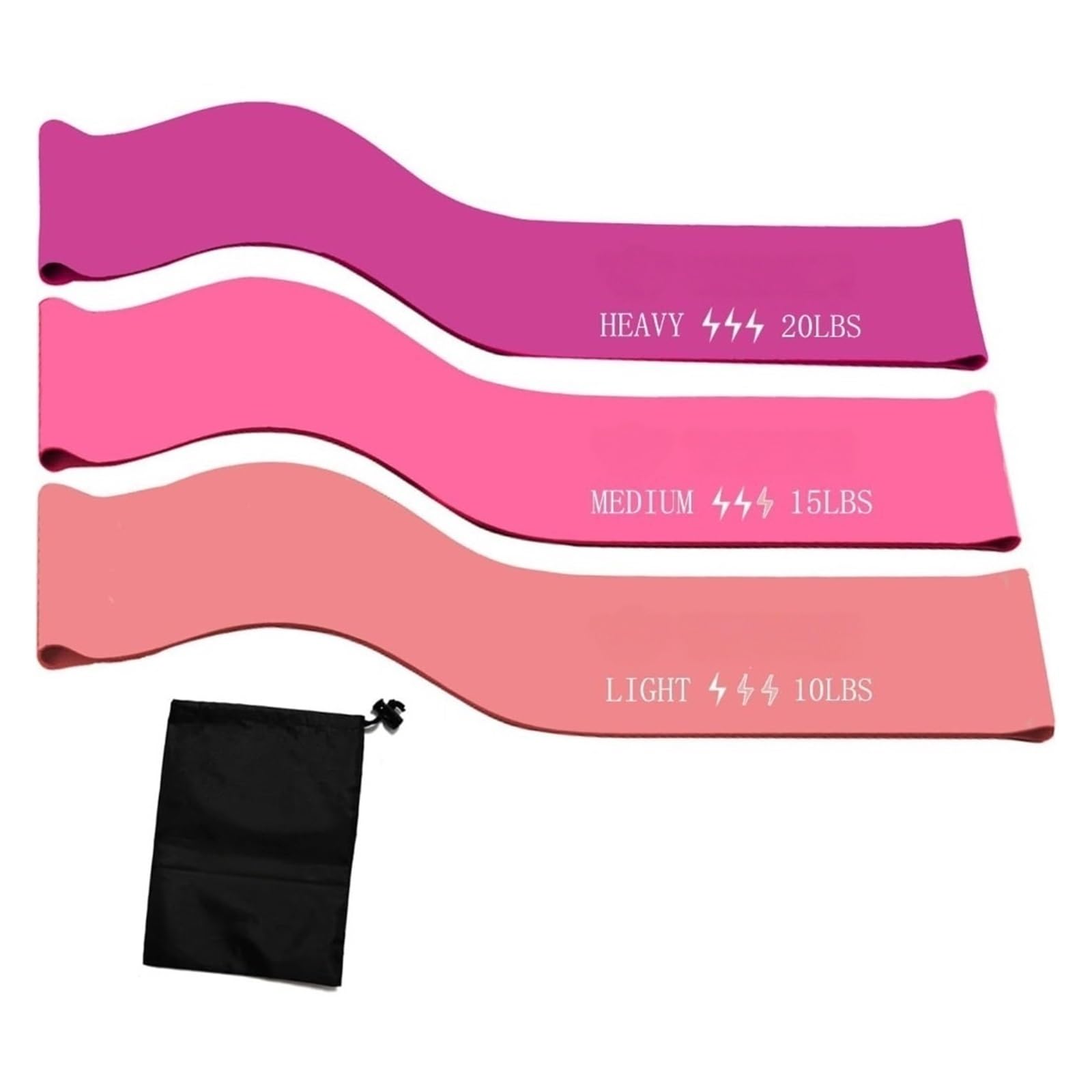 Widerstandsbänder mit Griffen Professionelles Widerstandsband-Set for Heimtraining, 3er-Pack
