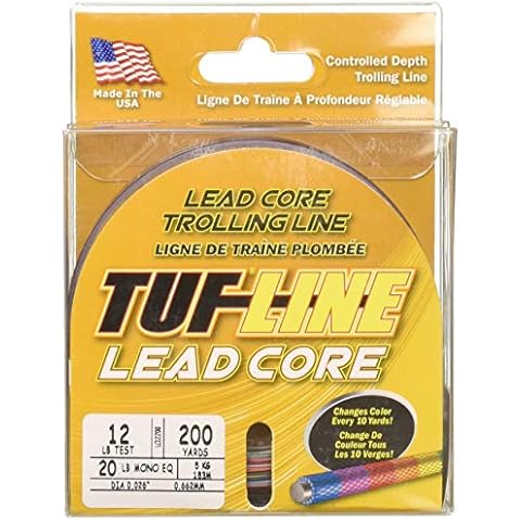 Tuf Line Lead Core 200 yd Fishing Line, Metered, 45 lb Cover