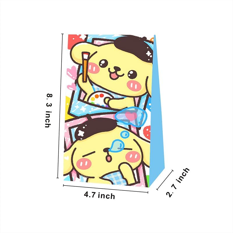 BNFUO 12pcs Cartoon Dog Party Favor Gift Bags Goodie Bags, Cartoon DogParty Supplies for Kids Birthday Decorations - Image 3