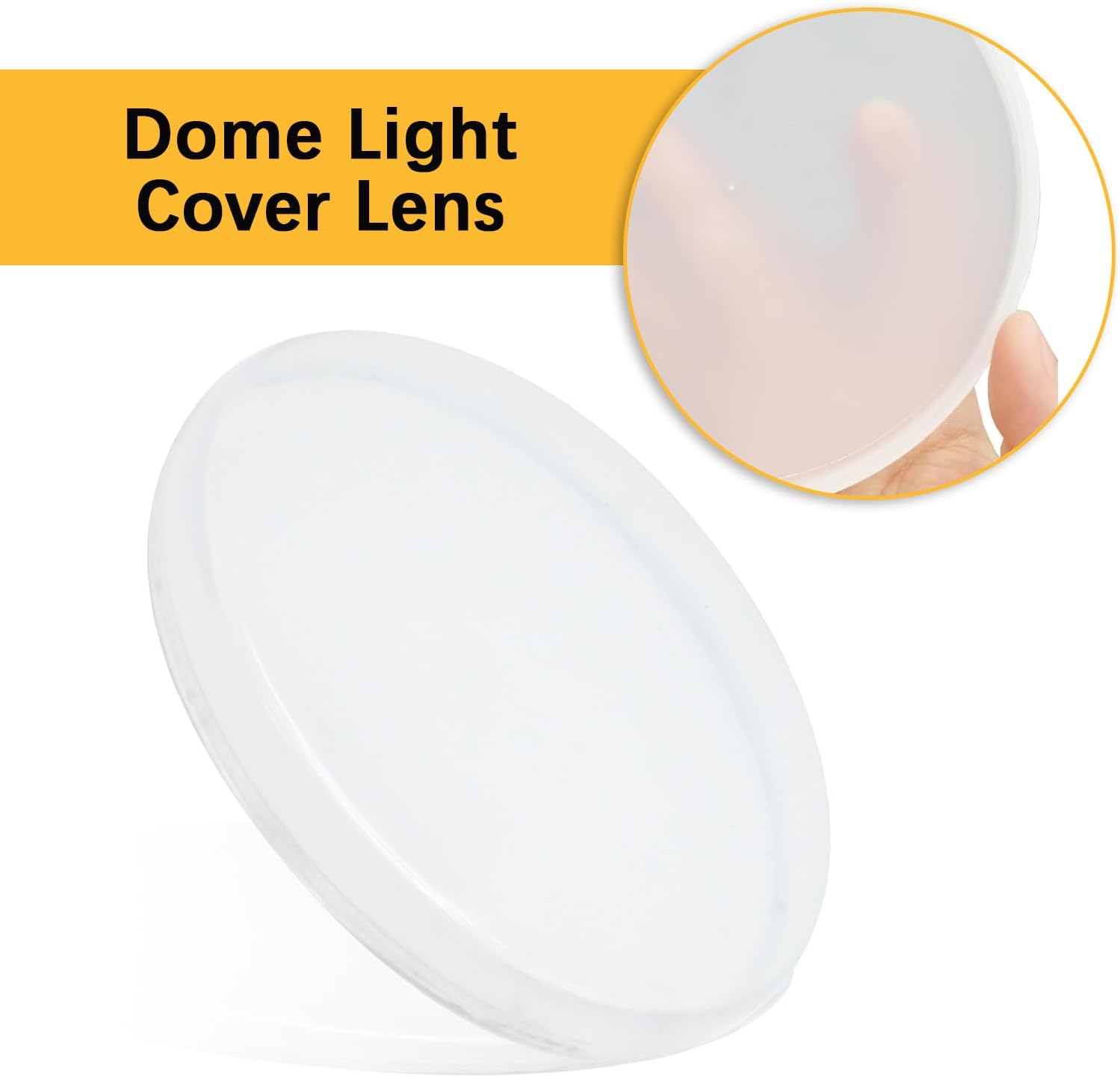 77-570 Dome Light Cover Replacement for Ford Crown Victoria Police Interceptor 1998-2011, ABS Plastic, Easy Install