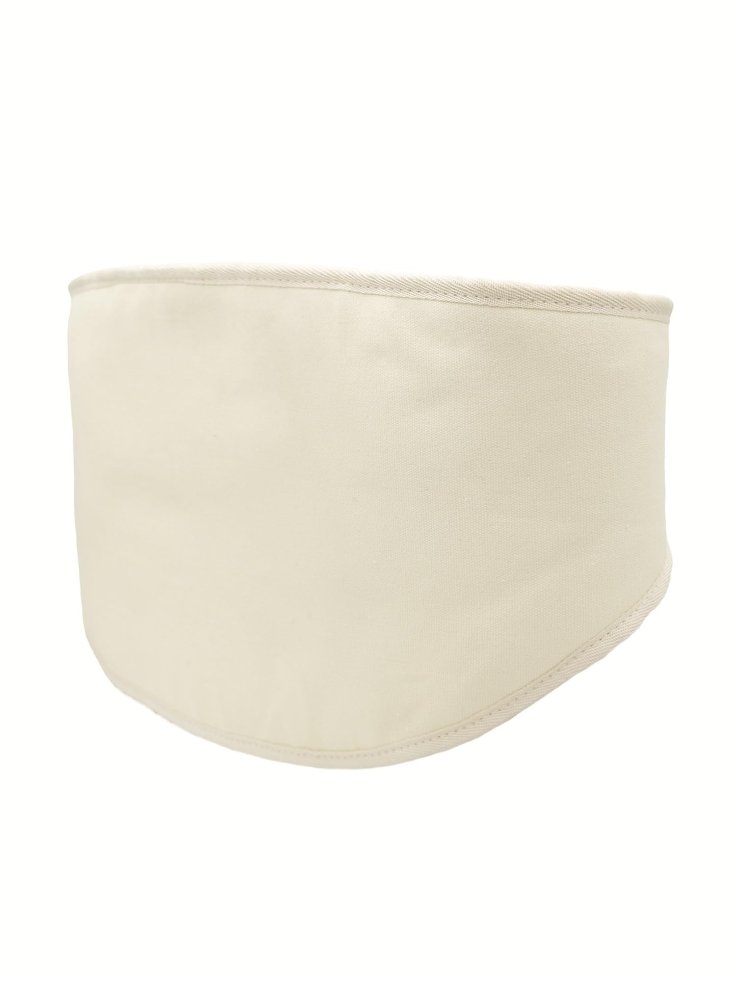 Rohn Moden Lammfell Nierengurt aus Merinowolle, verstellbarer Nierenwärmer aus Schaffell, Öko Rückenwärmer, Flexigurt für Damen und Herren, weicher Thermogurt (Creme, L, 100-130 cm)