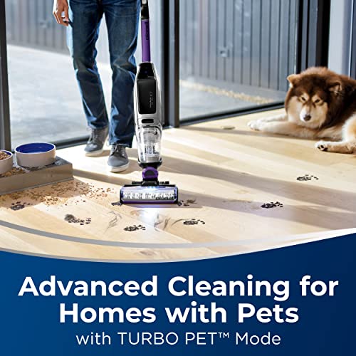 Image of Bissell CrossWave X7 Cordless Pet Pro Multi-Surface Wet Dry Vacuum with WiFi Connectivity, 3279, Violet