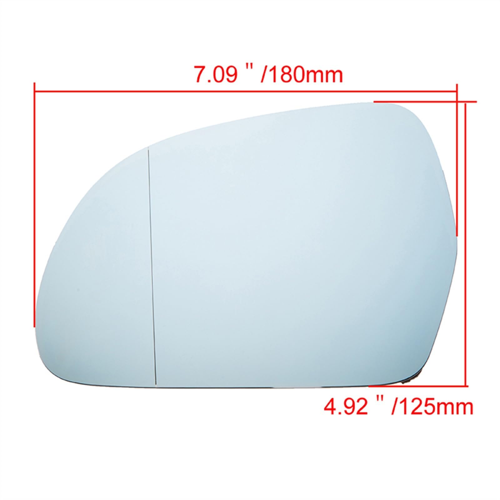 4F0857536AF 4F0857535AF Compatibile con A4 per Allroad per Quattro 2010-2016 A3 S3 A5 S5 A6 S6 Specchietto Retrovisore per Auto Vetro per Specchietto Retrovisore(Left)