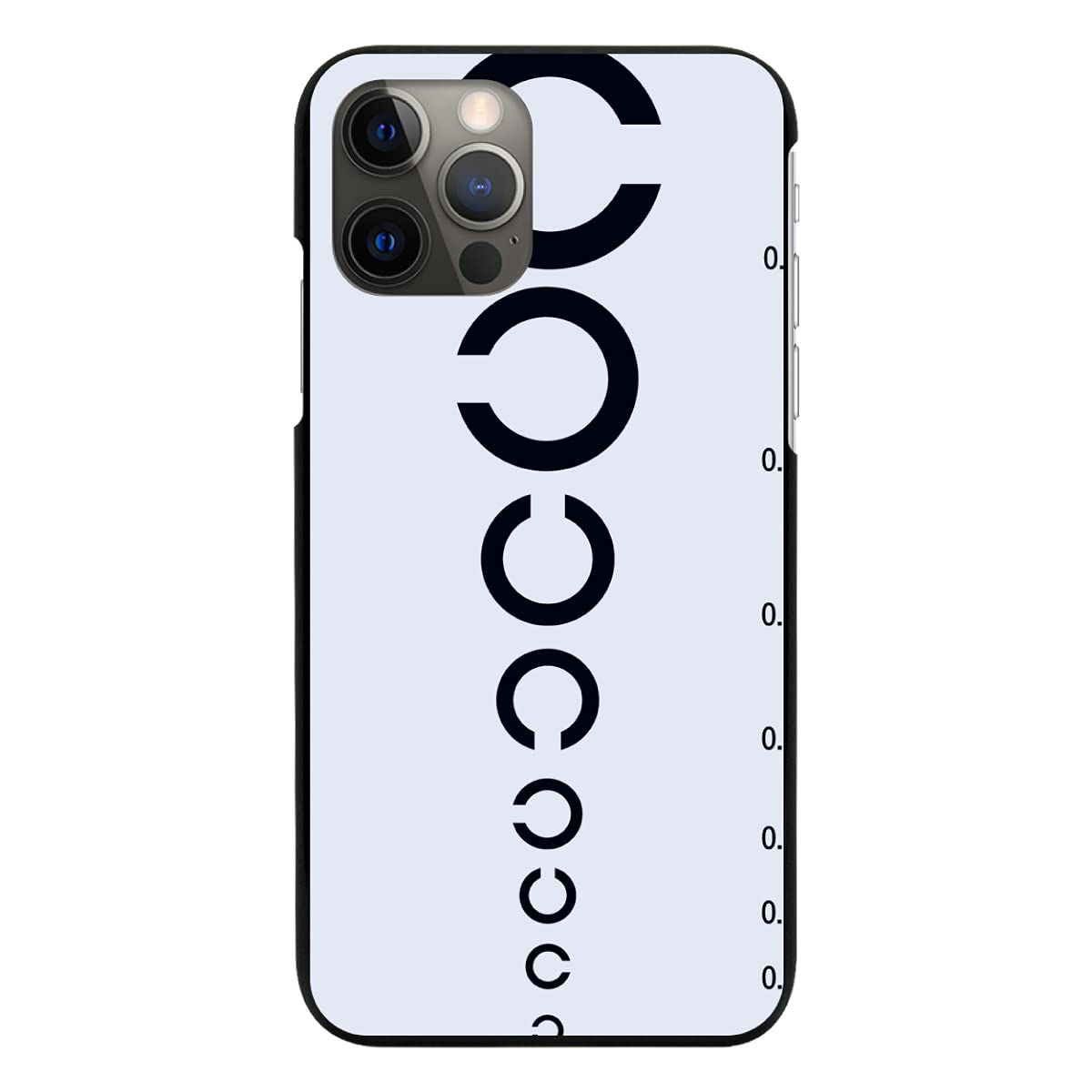 Amazon Co Jp Iphone 8 Plus 用 スマホケース ブラック ケース 薄型 スマホカバー Sc509 A 視力検査 視機能検査 視標 ランドルト環 アイフォン8プラス アイフォンエイトプラス スマートフォン スマートホン 携帯 ケース アイホン8プラス アイホンエイトプラス ハード