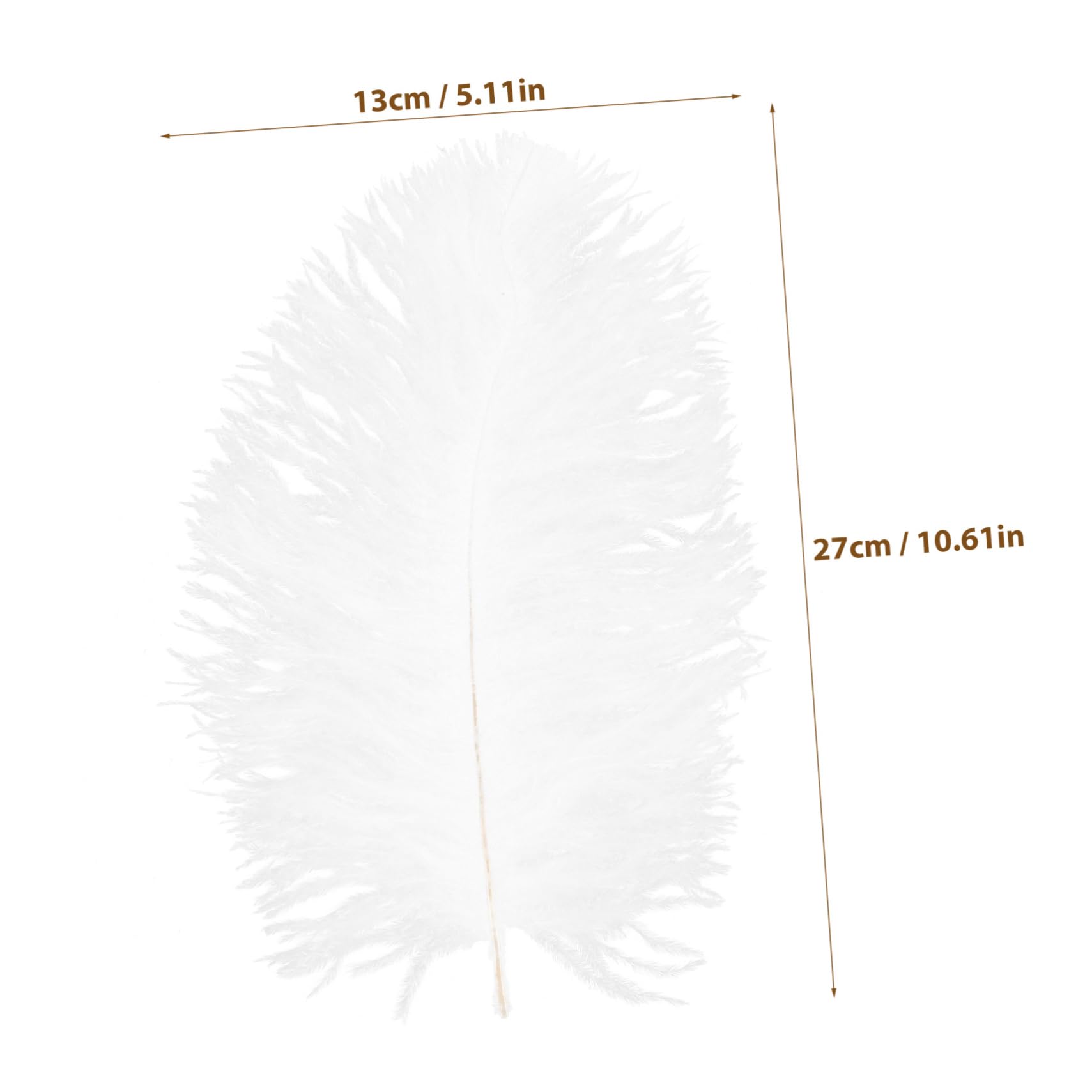 DOITOOL 10Pcs Ostrich Plumes for Wedding and Elegant DIY Craft Accessories for Centerpieces Flower Arrangements and Unique Adornments