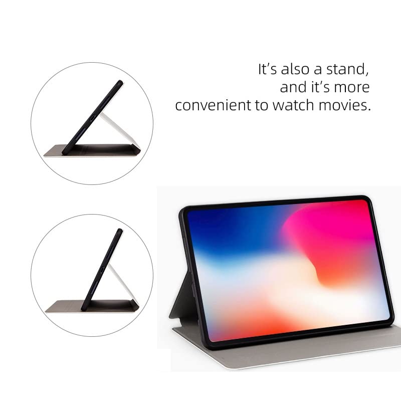 SATURCASE Hülle Für Huawei MediaPad M3 8.4 – PU Leder Flip Case Mit Standfunktion, Schwarz