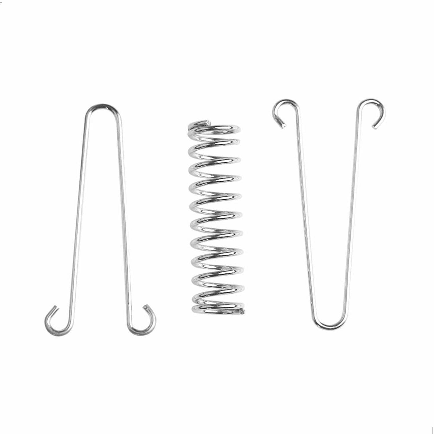 Resorte Tensión Toldo Acero Inoxidable 4 Resortes Espirales 8 Mosquetones 4 Pcs