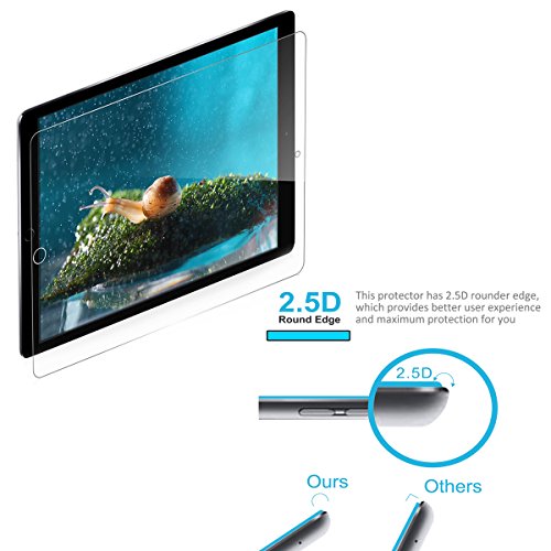 image for SEVROK 2-Pack Tempered Glass Screen Protector for iPad (9.7-Inch,2018/