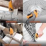 Hi-Spec 19pc 3.6V USB Small Power Screwdriver & Home DIY Tool Kit Set. Cordless & Rechargeable Electric Screwdriver and Compact Hand Tool Box Set - Image 6