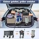 COMLAX FIELD Bollerwagen Faltbar mit Große All Terrain Räder, 120L 100KG Klappbarer Bollerwagen mit Bremsen, Strandwagen Für Strand Garten Camping Shopping, Grau