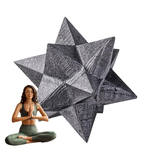 Demsyeq Decoraciones de para el hogar, decoración de en Forma de Estrella Sagrada, pulidos, para Sala de Estudio, Sala de Estar, Dormitorio, Dormitorio