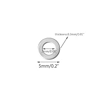 Vista 2 de Arandelas planas de acero inoxidable M2 200 piezas