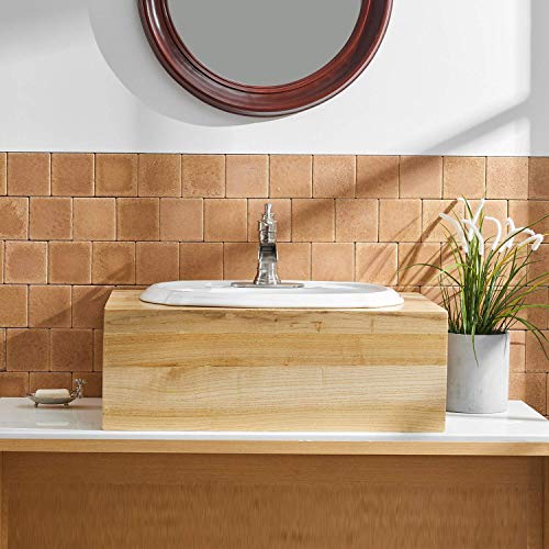 BWE Waterfall Brushed Nickel Bathroom Sink Faucet Single Handle One Hole Deck Mount Lavatory Commercial