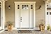 DII Natural Coir Large Front Entrance Mat, Outdoor Collection, Decorative Checkered Doormat with Heavy Duty PVC Backing, 17x29, Welcome