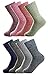 Luxina 8 Pairs Thick Wool Knitting Autumn Winter Warm Socks for Women