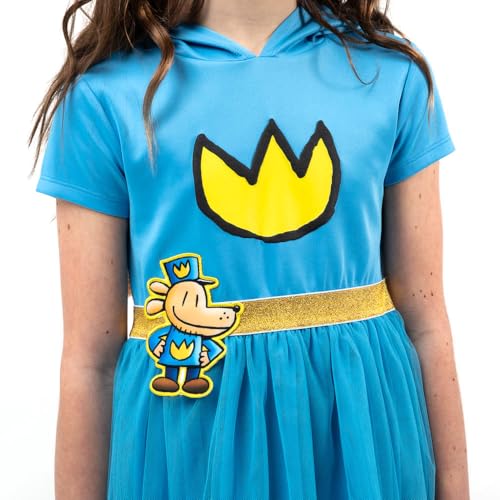 Vestido cosplay Dog Man para niña con falda de tul miniatura 3