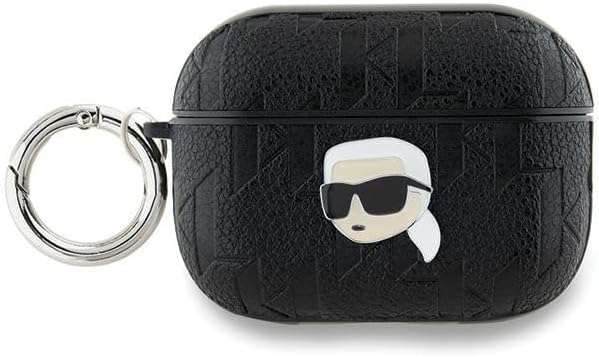 CG Mobile Karl Lagerfeld KLAP2PGKIPK Case for AirPods Pro 2 (2022/2023) Black Monogram Karl Head