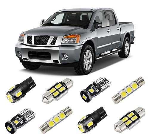 Kit de luces LED interiores para Nissan Titan 2004-2015 miniatura 1