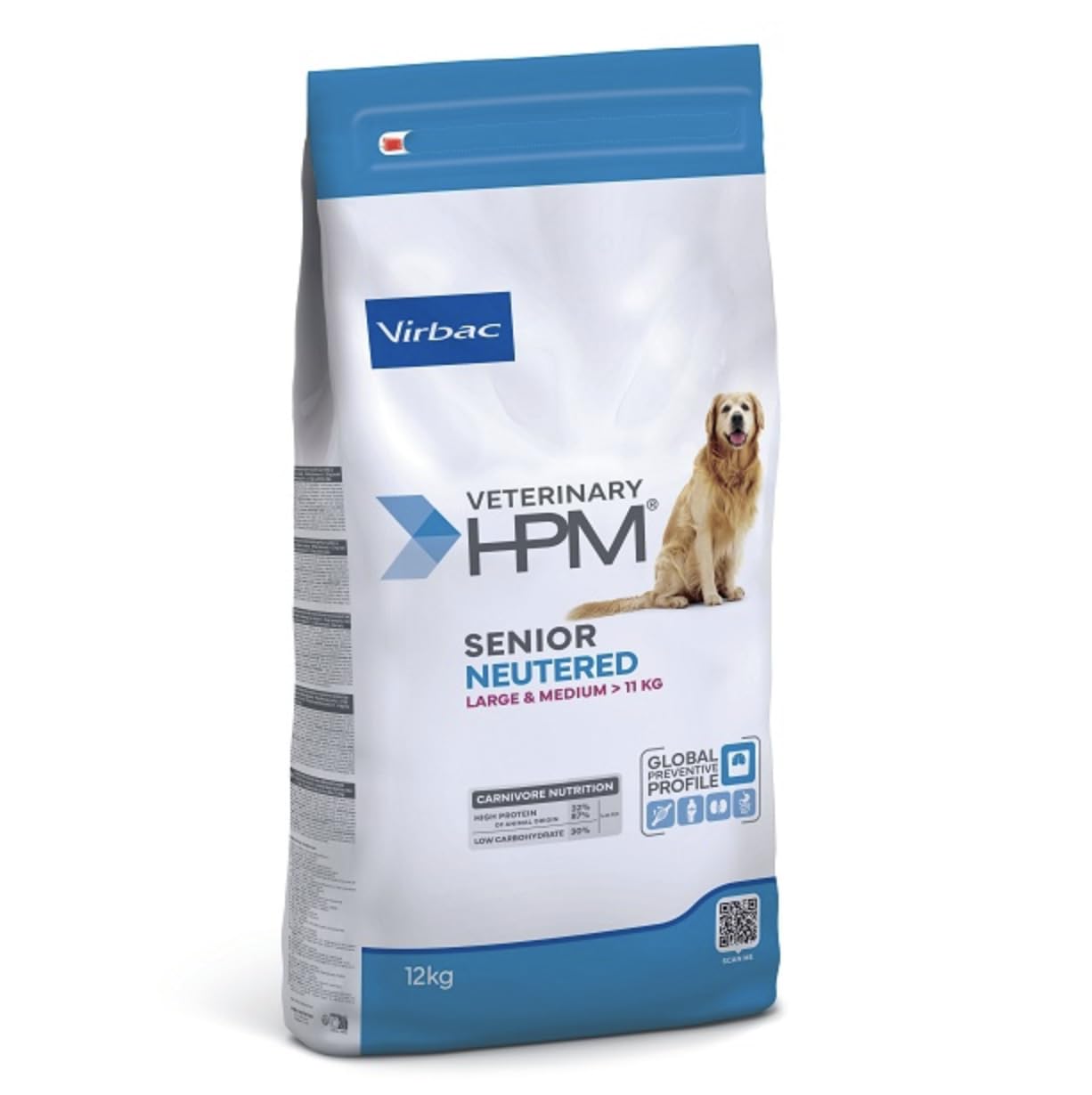 Veterinary HPM Senior NEUTERED Dog Large & Medium 12 KG