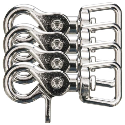 Jeffers Trigger Snap Scissor Snap Clip with Swivel Square Eye 2.5