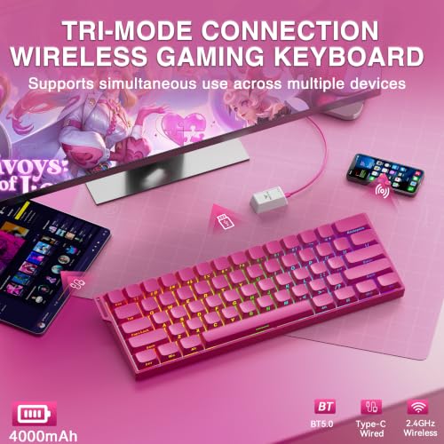 Image of Aula MINI60 HE MAX Wireless Gaming Keyboard 60% Magnetic Switch Keyboard