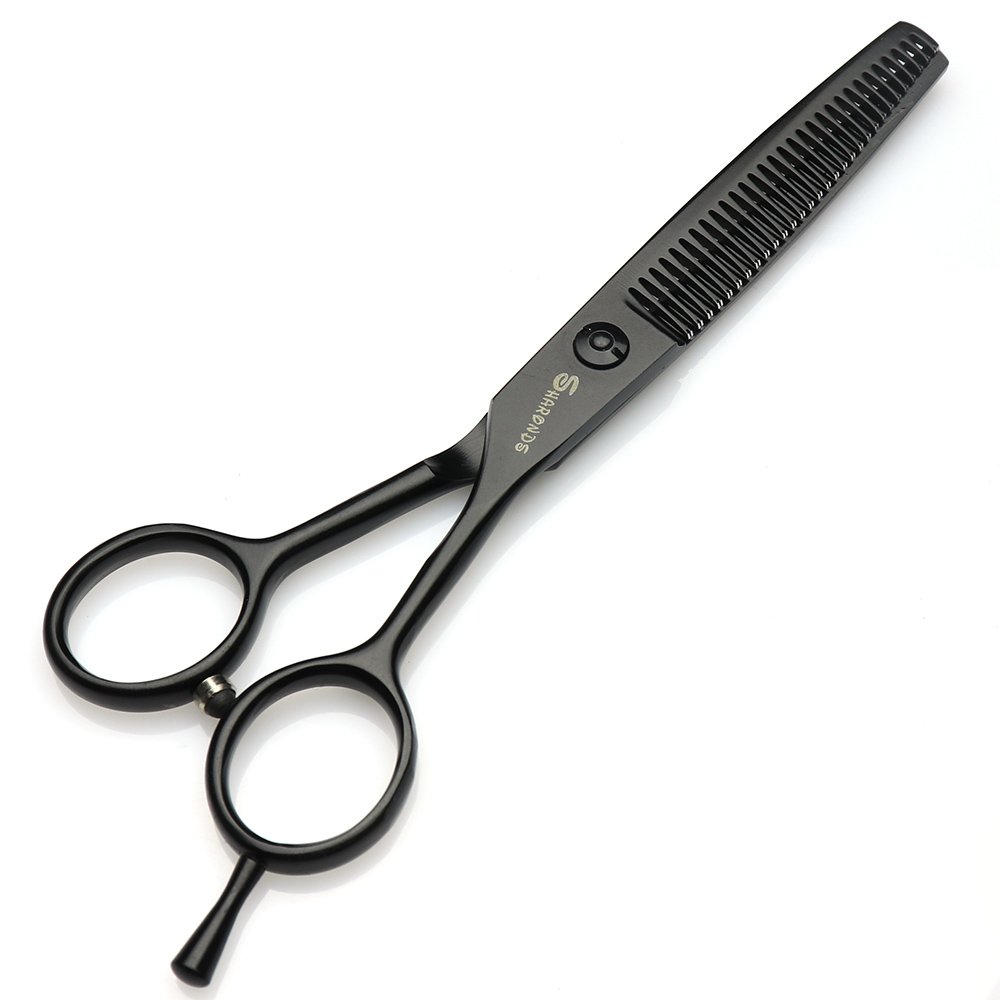 6.0 inch Profesional Peluquería corte pelo peluquería hogar corte de entresacar combinación Set Liu Haiping corte dientes tijeras (6 pulgadas y 2 piezas-B)