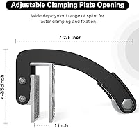 Vista 3 de Soporte para paneles y madera contrachapada (paquete de 2), herramienta de elevación de madera contrachapada y herramienta de transporte de paneles