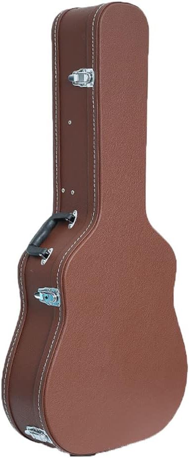 Folk Acoustic Guitar Case, 38/39#,40/41# Leather Guitar Case, Shock-Proof and Drop-Proof, Thick and Liftable