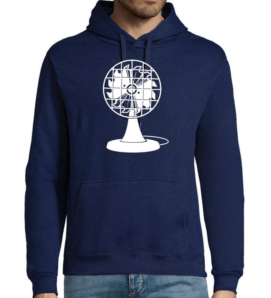 Brzeszczot piły tarczowej wentylator męski kaptur bluza z kapturem, grantowy, 4XL